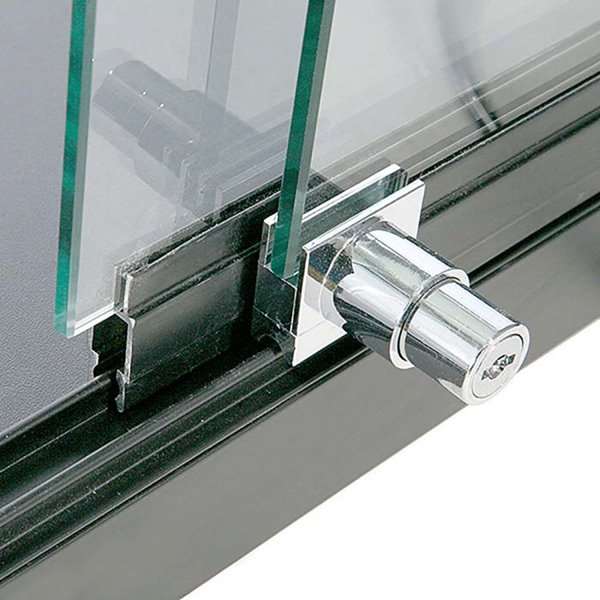 LED udstillingsmontre sort 90x90x45 cm detalje-02