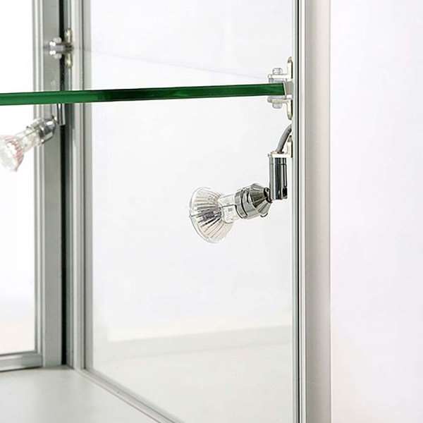 LED udstillingsmontre 90x90x45 cm med underskab-detalje-02