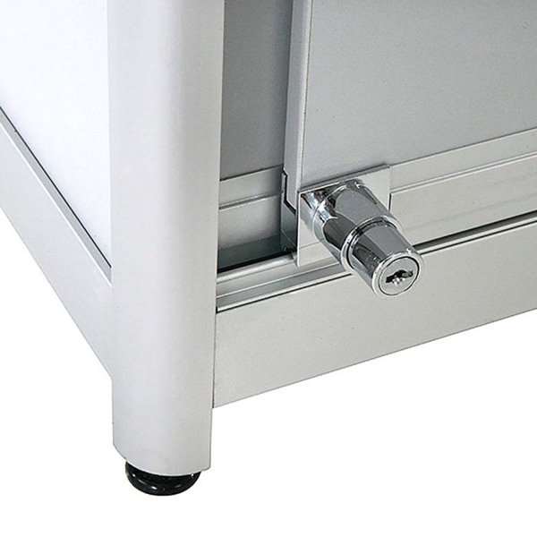 LED udstillingsmontre 90x200x45 cm med underskab-03