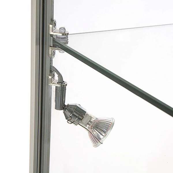 LED udstillingsmontre 90x200x45 cm med underskab-06