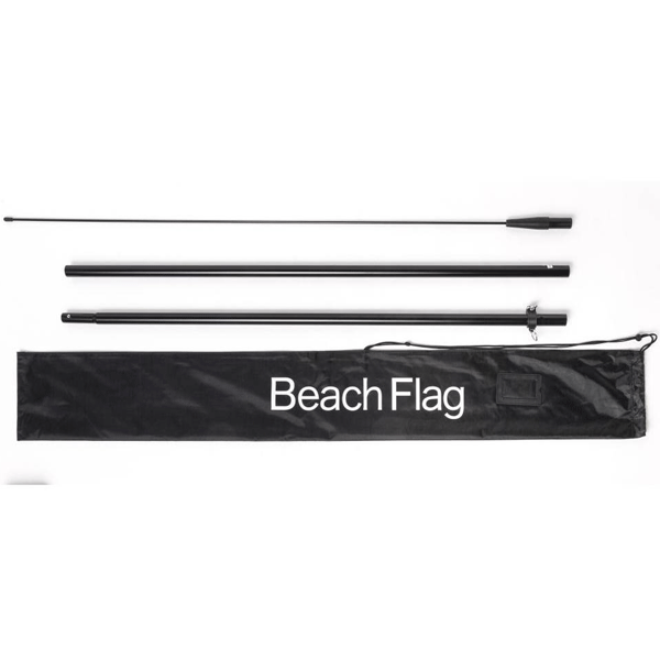 BeachFlag komplet med print - FIRST AID - 89x240 cm - Billede 4