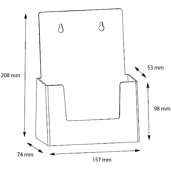 Brochureholder ECO A5 - Billede 4