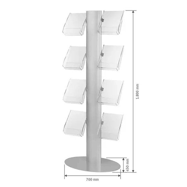 Brochurestander Elipse 8xA4 - Billede 3