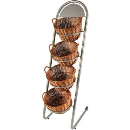 Gulvdisplay med 4 fletkurve Ø 34 cm