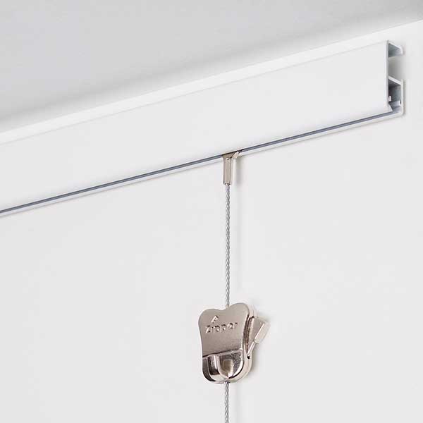 Cliprail Pro Galleriskinne HVID 150 cm - Billede 5