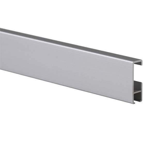 Cliprail Galleriskinne SØLV 150 cm - Billede 2