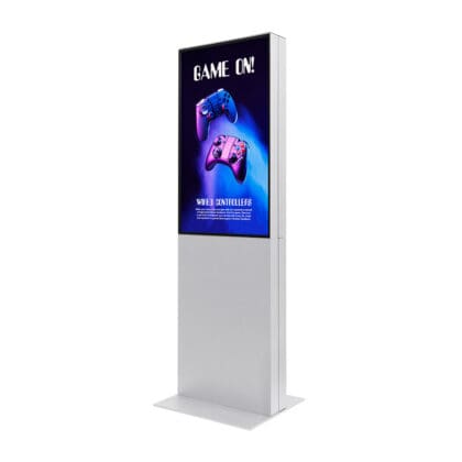 Smart Line Totem Dobbeltsidet 43" Samsung Skærm - Hvid