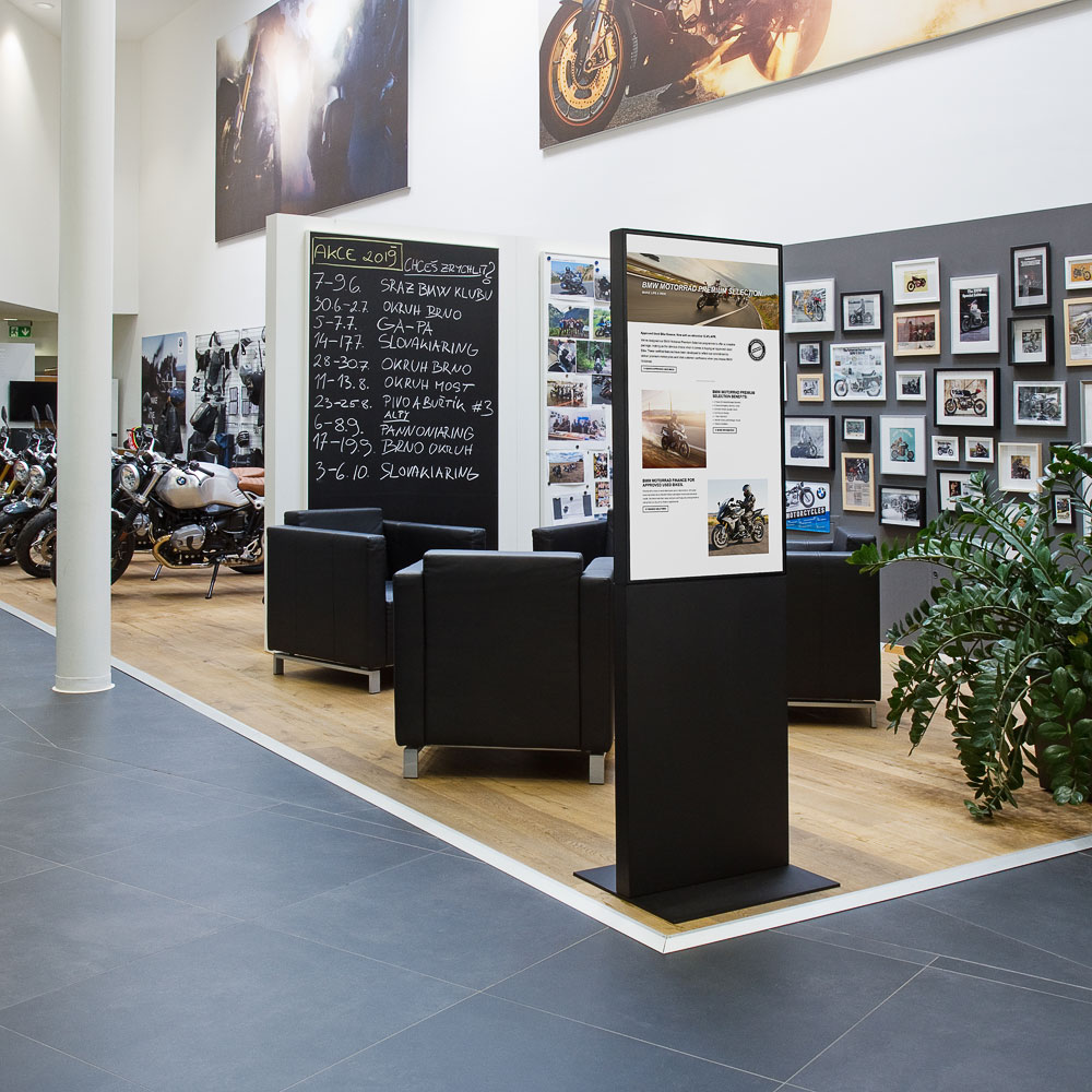 Smart Line Digital Totem SORT med 55″ Samsung Touch Skærm - Billede 8