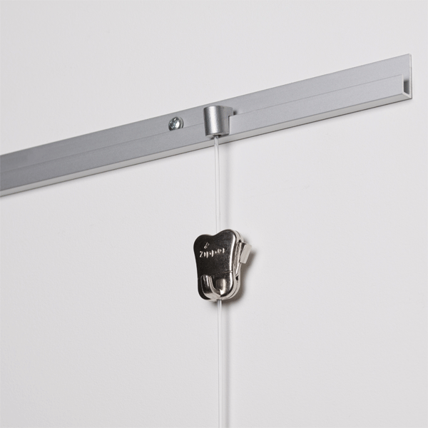 J-Rail Galleriskinne SØLV 150 cm - Billede 3