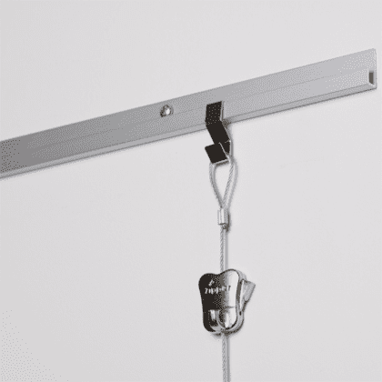 J-Rail Galleriskinne SØLV 150 cm