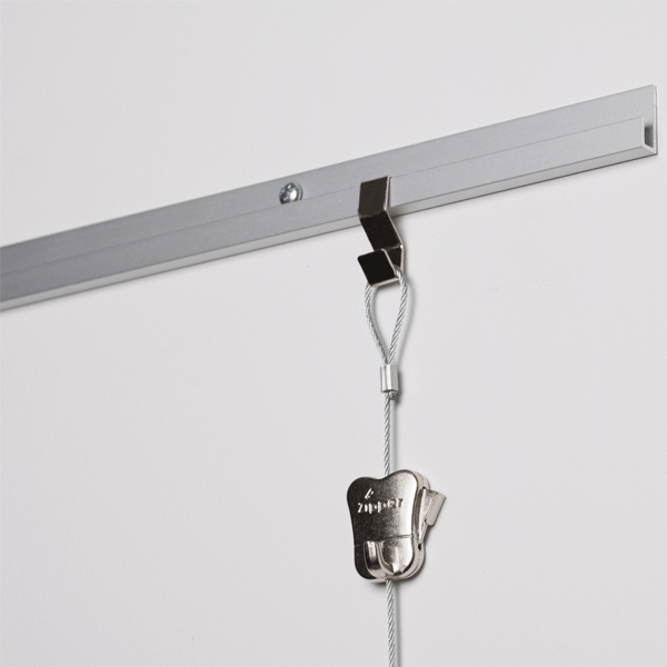 J-Rail Galleriskinne SØLV 150 cm