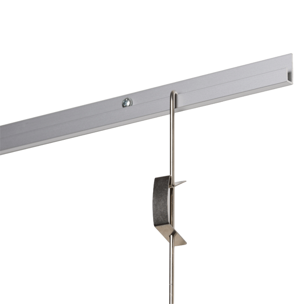 J-Rail Galleriskinne SØLV 150 cm - Billede 4