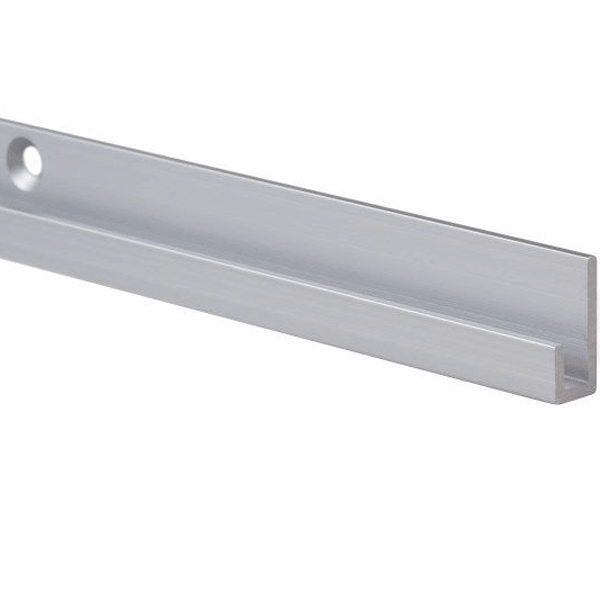J-Rail Max Galleriskinne SØLV 150 cm - Billede 2