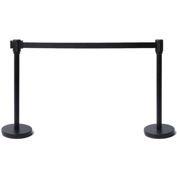 Køleder Economy stolpe sort med sort sele 250 cm - Billede 4