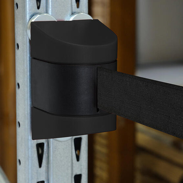 Køleder magnetisk væg sort med 460 cm sort sele