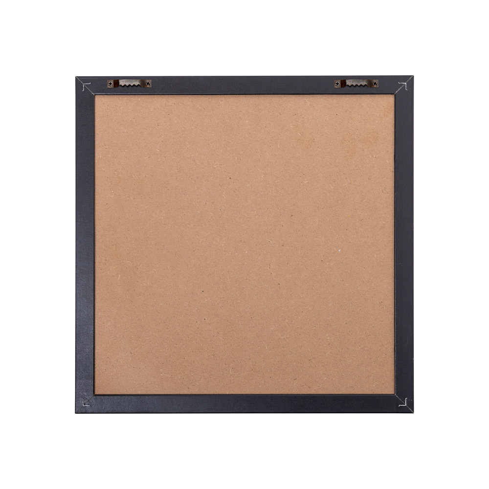 Sort Bogstavstavle 30x30 cm med sort ramme - Billede 3