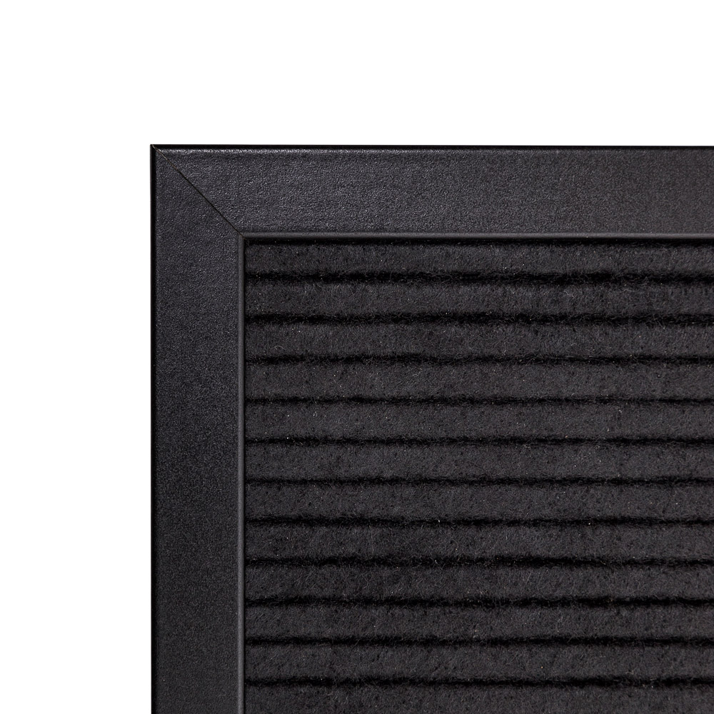 Sort Bogstavstavle 30x30 cm med sort ramme - Billede 4