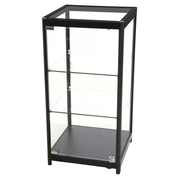 LED udstillingsmontre sort 45 x 90 x 45 cm
