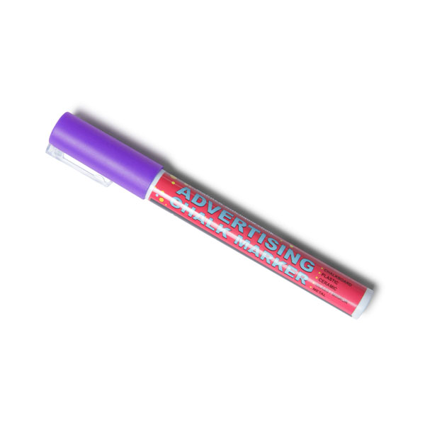Kridt marker pen 3 mm Lilla