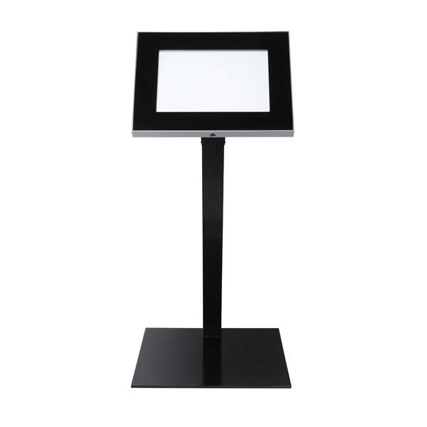 Fritstående Outdoor Premium menu stander sort med LED A3 - Billede 2