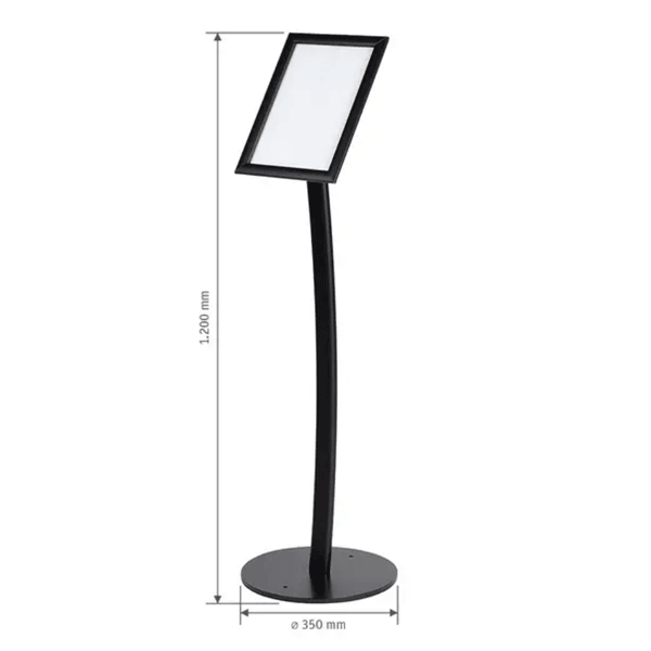 Menuboard Design Outdoor A4 med Snapramme 25mm - Billede 2