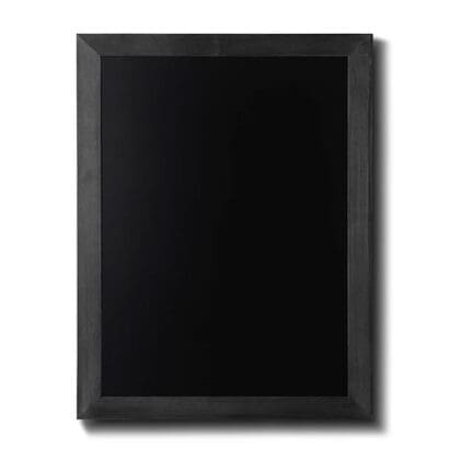 Menutavle med sortbejdset træramme 50x60 cm