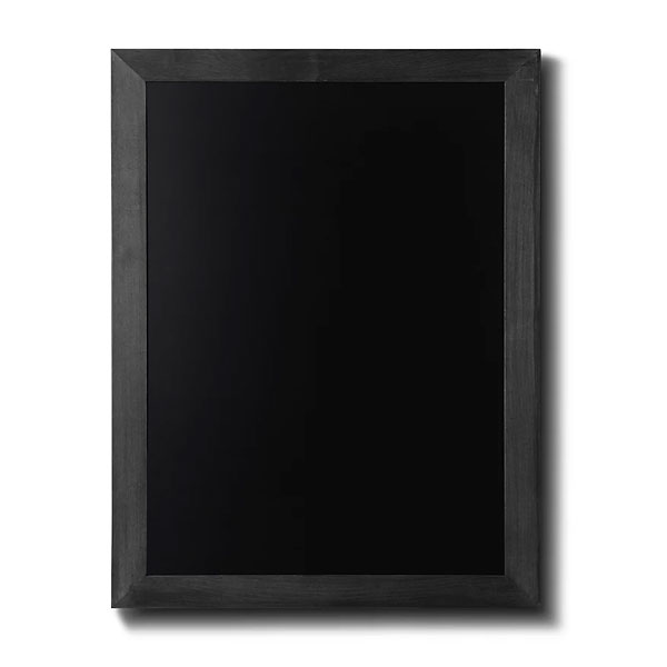 Menutavle med sortbejdset træramme 50x60 cm