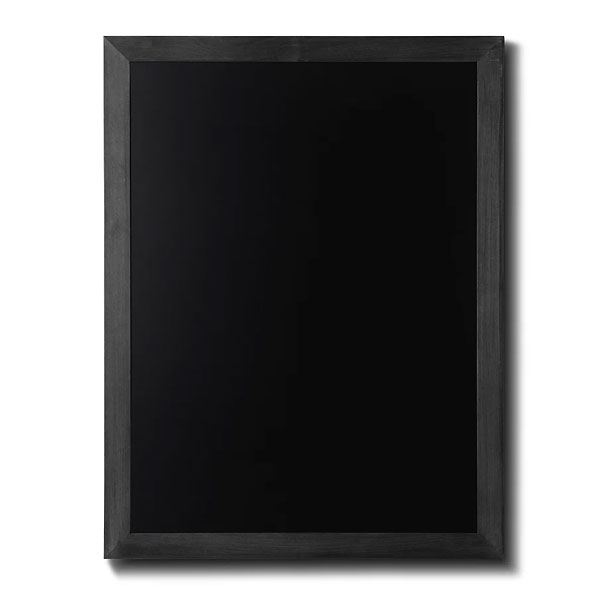 Menutavle med sortbejdset træramme 60x80 cm