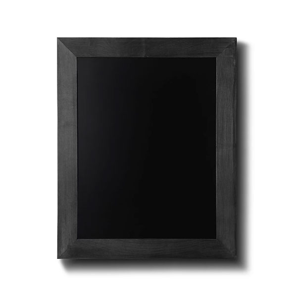 Menutavle med sortbejdset træramme 30x40 cm