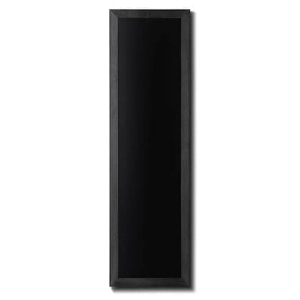 Menutavle med sortbejdset træramme 40x120 cm
