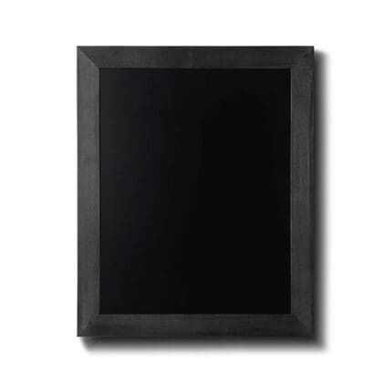 Menutavle med sortbejdset træramme 40x50 cm