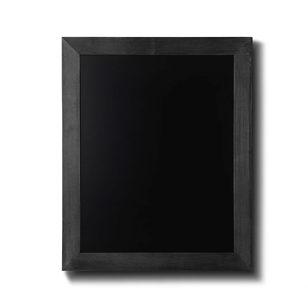 Menutavle med sortbejdset træramme 40x50 cm