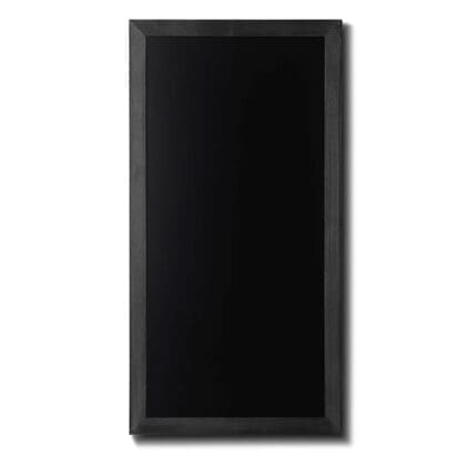 Menutavle med sortbejdset træramme 56x120 cm
