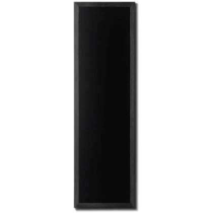 Menutavle med sortbejdset træramme 56x170 cm