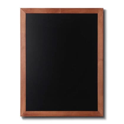 Menutavle med teaklook træramme 60x80 cm