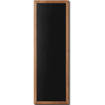 Menutavle med teaklook træramme 56×150 cm