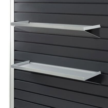 Metal hylde heavy duty 60x20 cm til rillepanel