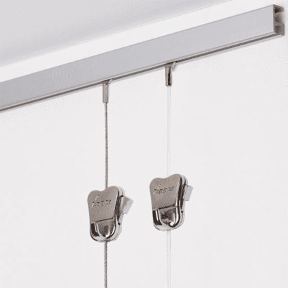 Minirail Galleriskinne 200 cm SØLV