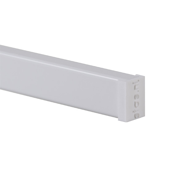 Minirail Galleriskinne 150 cm SØLV - Billede 2