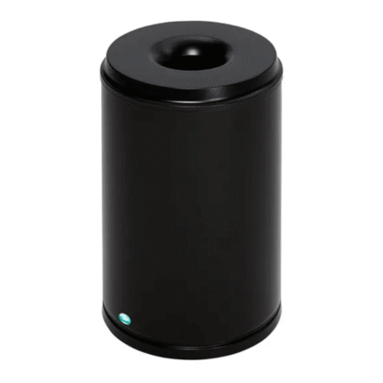Papirkurv i sort RAL 9005 | 50 liter