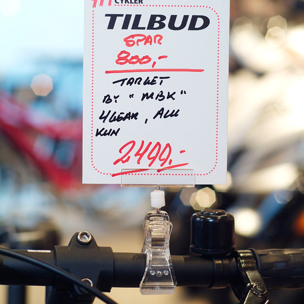 Pop-Clip skilteholder stor - Billede 2