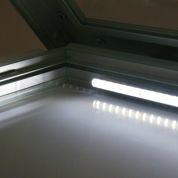 Opslagsskab Premium LED udendørs med magnettavle 12xA4 - Billede 6