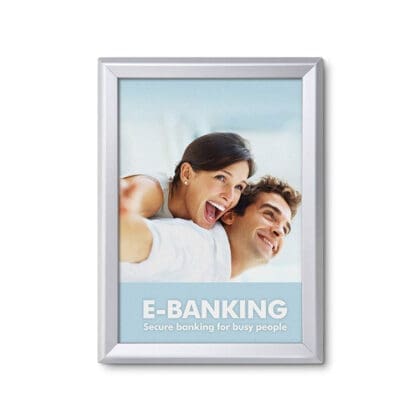 Snapramme 32 mm profil i gering - A3 - 29,7 cm x 42 cm - Aluminium