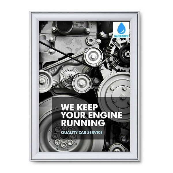 Snapramme COMPASSO WR 37 mm profil i gering - 50 cm x 70 cm - Aluminium