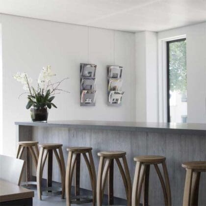 Galleriskinne u-rail ALU 200 cm til ophæng i loft