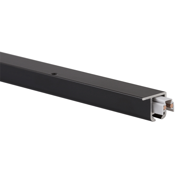U-rail multi Galleriskinne loft 12V SORT 200 cm - Billede 2