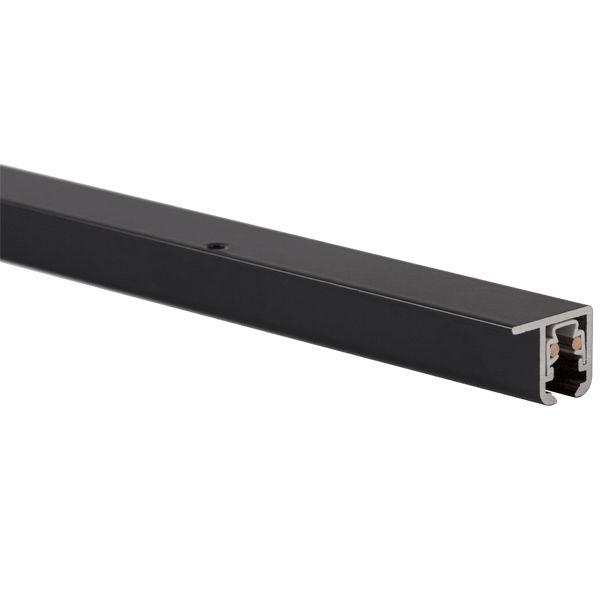 U-rail multi Galleriskinne loft 12V SORT 200 cm - Billede 3