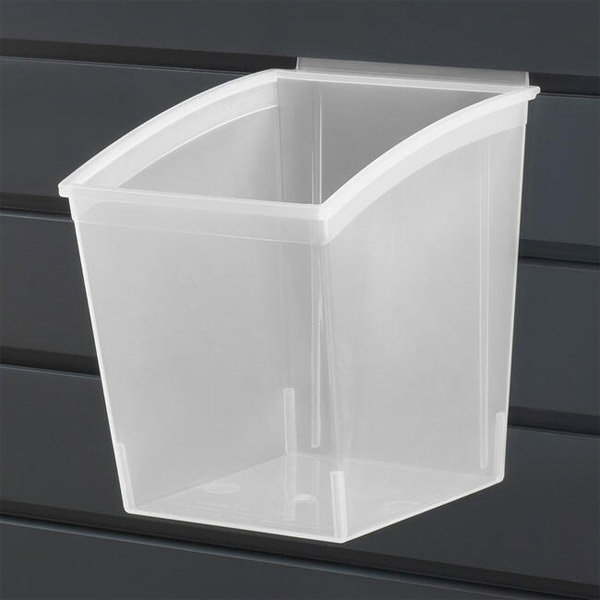Plast varedispenser hvid til rillepanel 140x191x160 mm