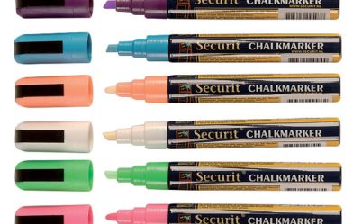 Hvid kridt marker pen 6 mm nib